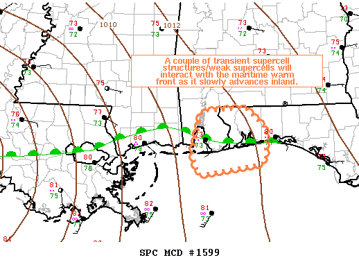 Mesoscale Discussion 1599