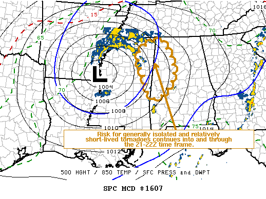 Mesoscale Discussion 1607
