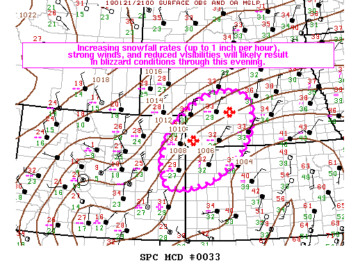 Mesoscale Discussion 33