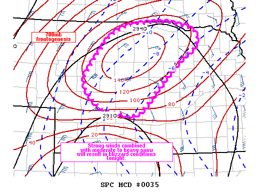 Mesoscale Discussion 35