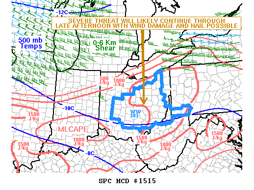 Mesoscale Discussion 1515