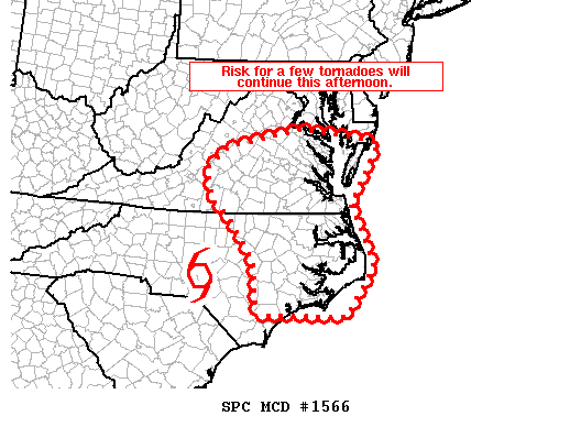 Mesoscale Discussion 1566