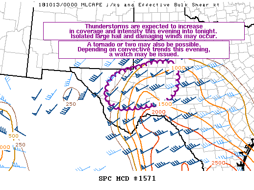 Mesoscale Discussion 1571