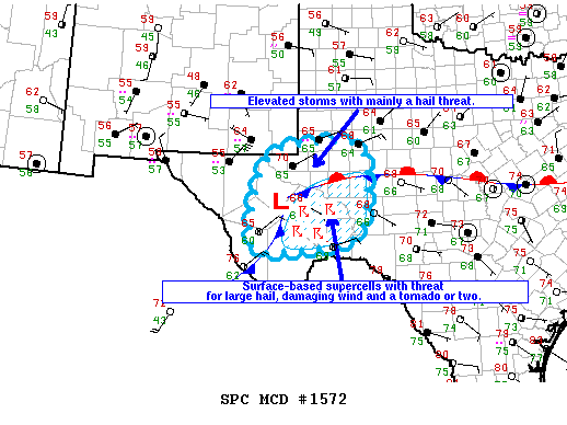 Mesoscale Discussion 1572
