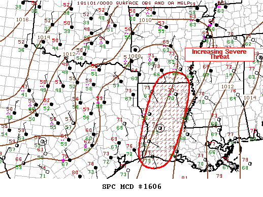 Mesoscale Discussion 1606