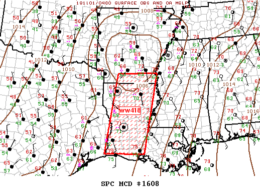 Mesoscale Discussion 1608