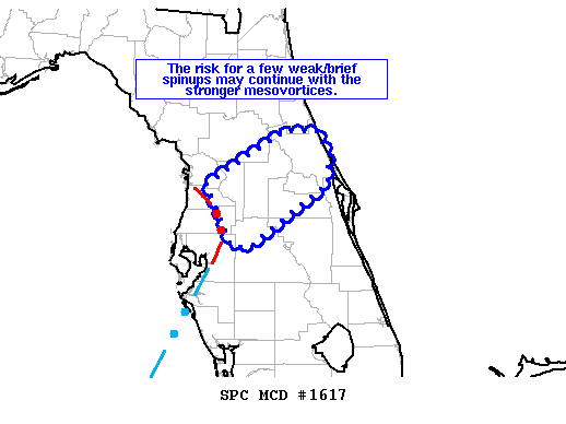 Mesoscale Discussion 1617