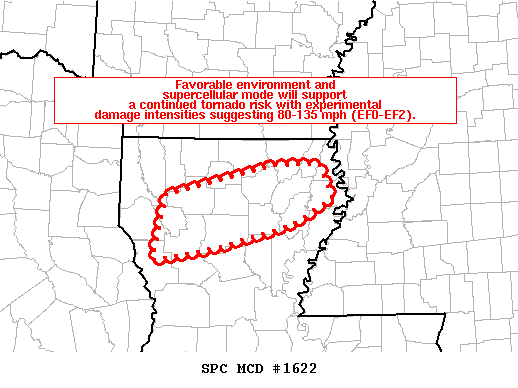 Mesoscale Discussion 1622