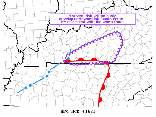 Mesoscale Discussion 1623