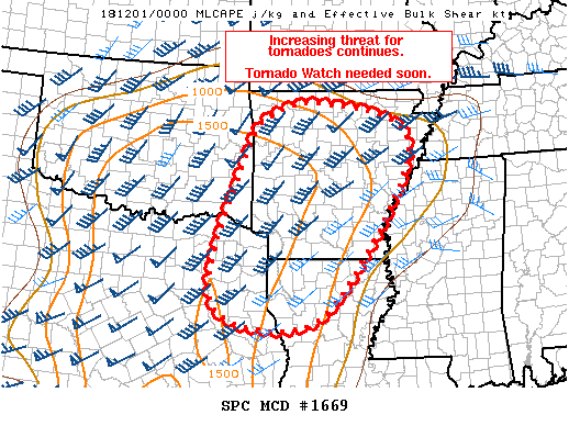 Mesoscale Discussion 1669