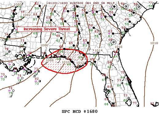 Mesoscale Discussion 1680