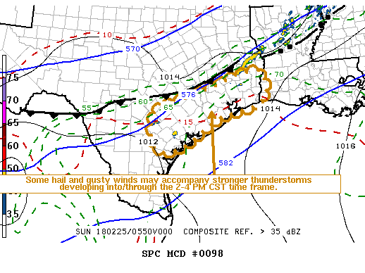 Mesoscale Discussion 98