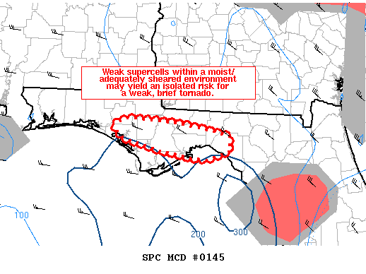 Mesoscale Discussion 145