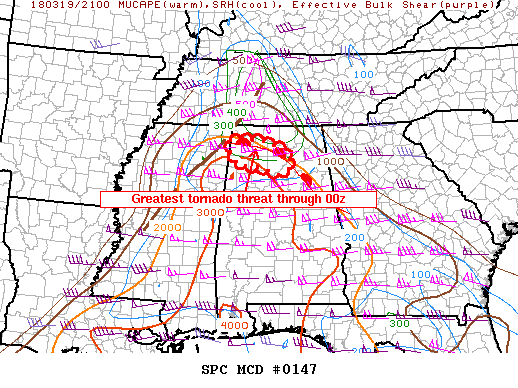 Mesoscale Discussion 147