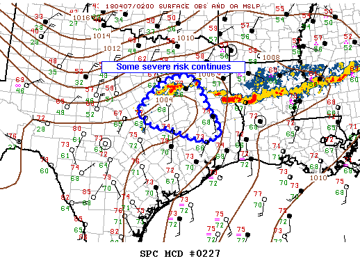 Mesoscale Discussion 227