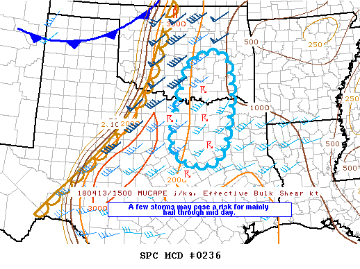 Mesoscale Discussion 236