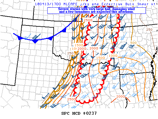 Mesoscale Discussion 237