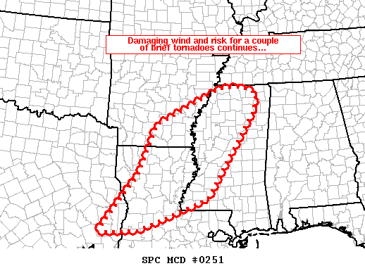 Mesoscale Discussion 251
