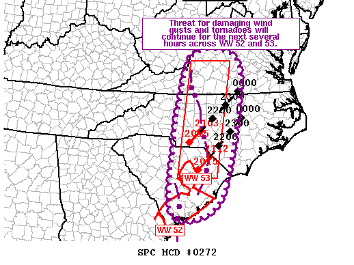 Mesoscale Discussion 272