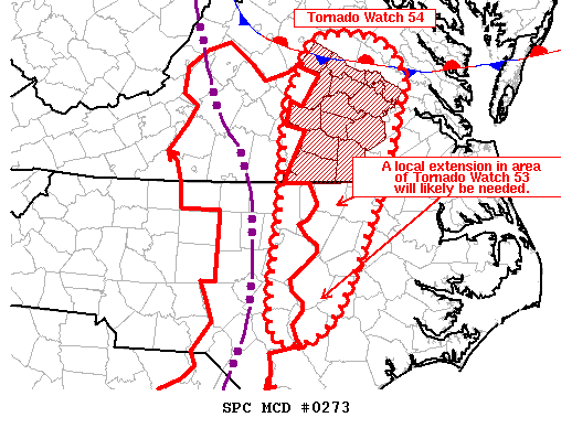 Mesoscale Discussion 273