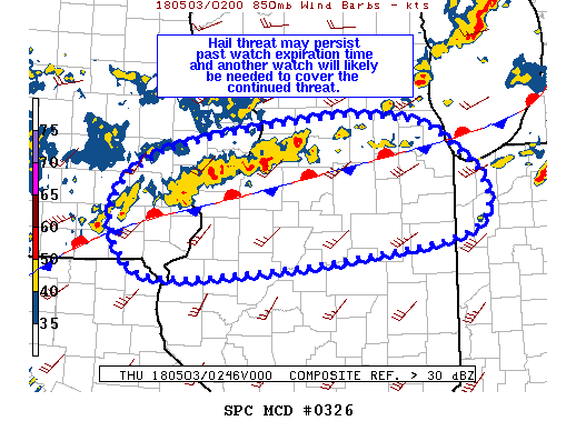 Mesoscale Discussion 326