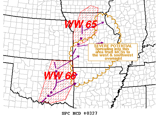 Mesoscale Discussion 327