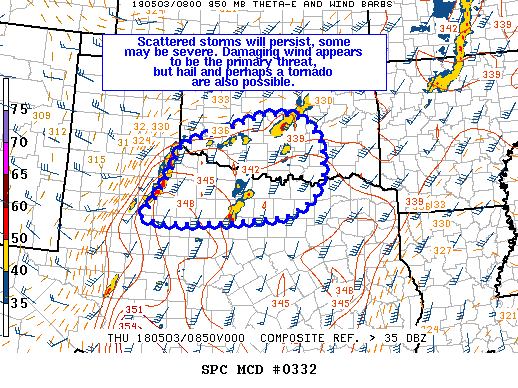 Mesoscale Discussion 332