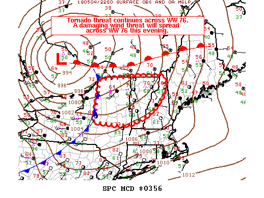 Mesoscale Discussion 356