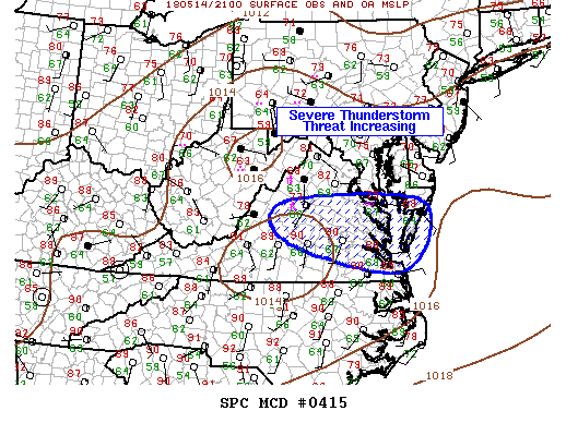 Mesoscale Discussion 415