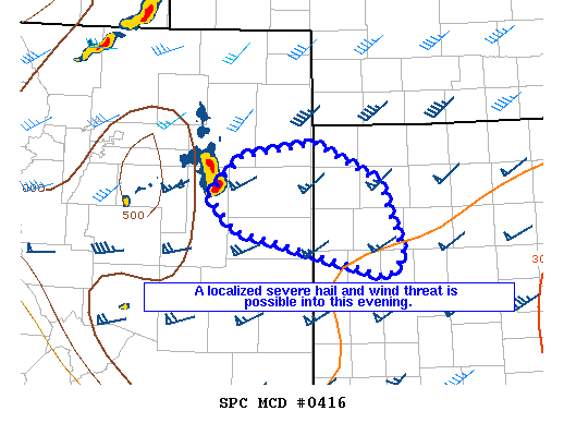 Mesoscale Discussion 416