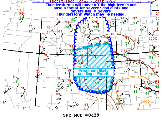 Mesoscale Discussion 429