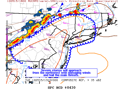 Mesoscale Discussion 430