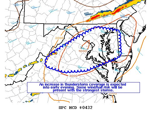 Mesoscale Discussion 432
