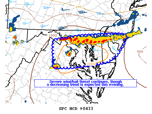 Mesoscale Discussion 433
