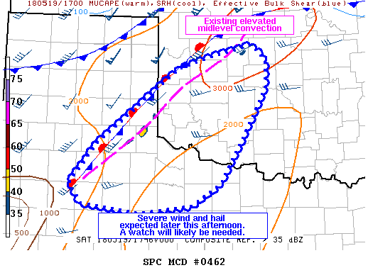 Mesoscale Discussion 462
