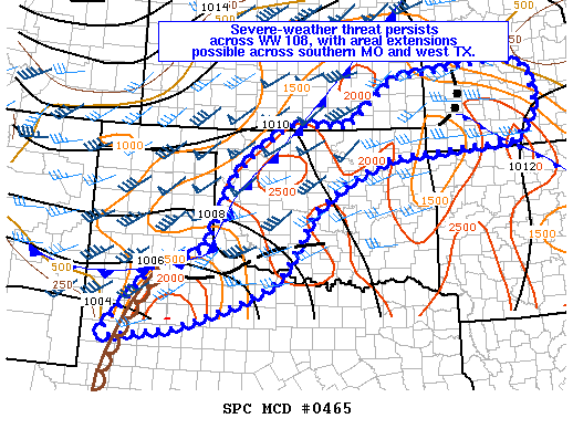 Mesoscale Discussion 465