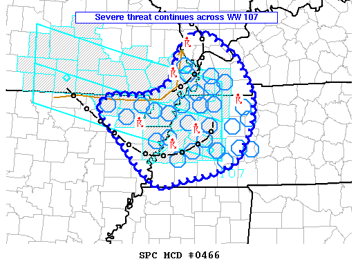 Mesoscale Discussion 466