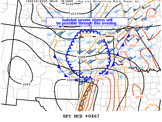 Mesoscale Discussion 467