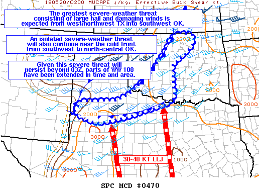 Mesoscale Discussion 470