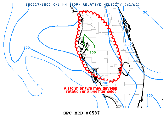 Mesoscale Discussion 537