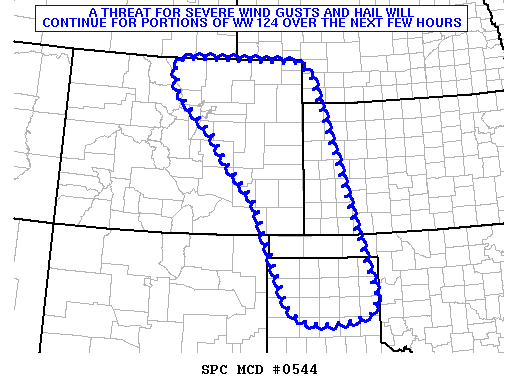 Mesoscale Discussion 544
