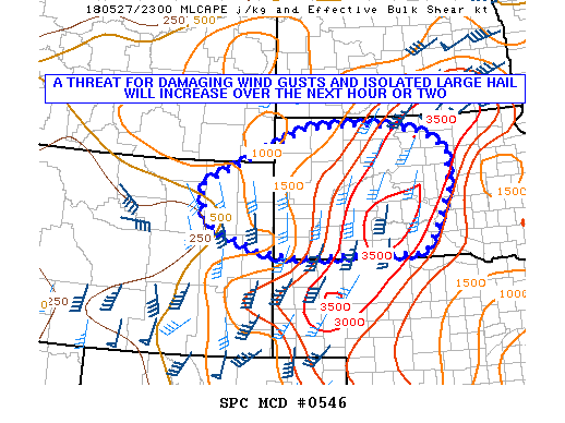 Mesoscale Discussion 546