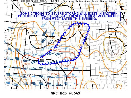 Mesoscale Discussion 569