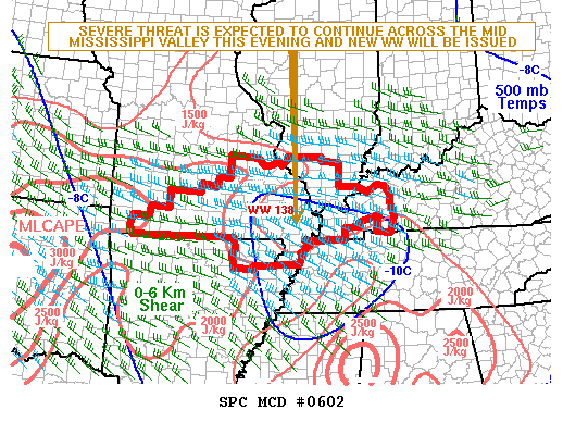 Mesoscale Discussion 602