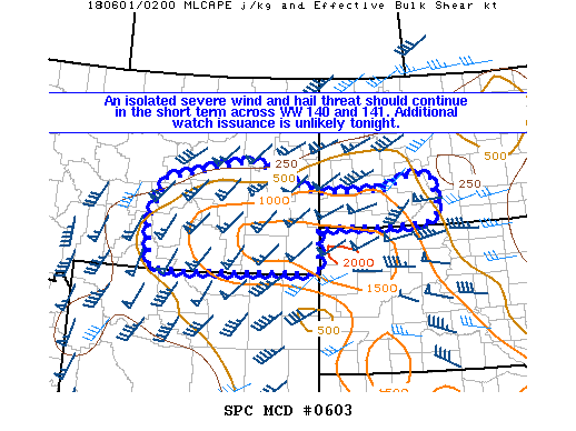 Mesoscale Discussion 603