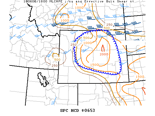 Mesoscale Discussion 653