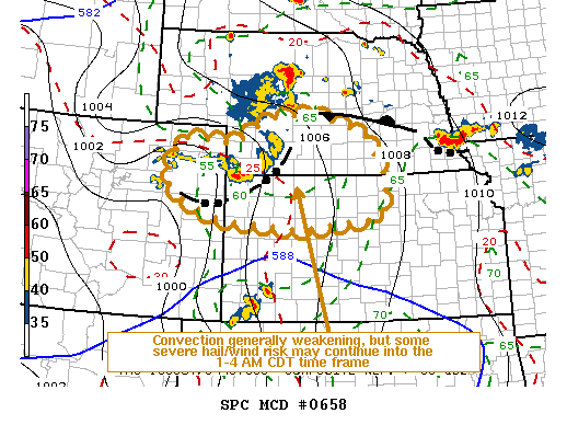 Mesoscale Discussion 658