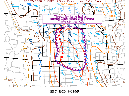 Mesoscale Discussion 659
