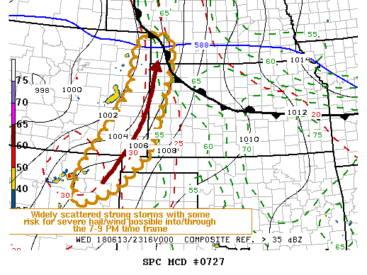 Mesoscale Discussion 727