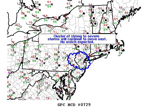 Mesoscale Discussion 729